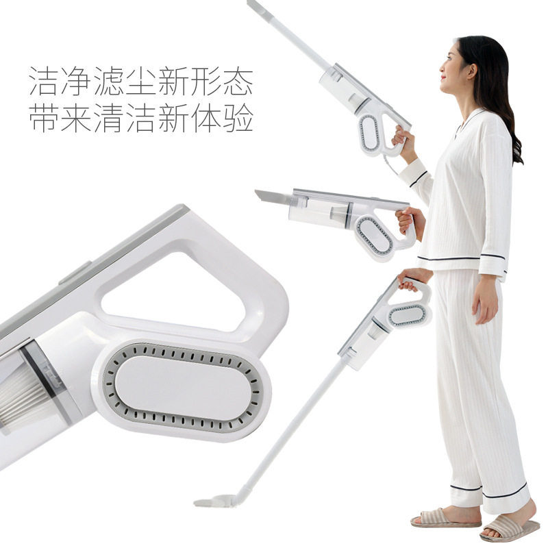 跨境吸尘器家用小型手持式大吸力功率除螨机静低噪音超强力车载