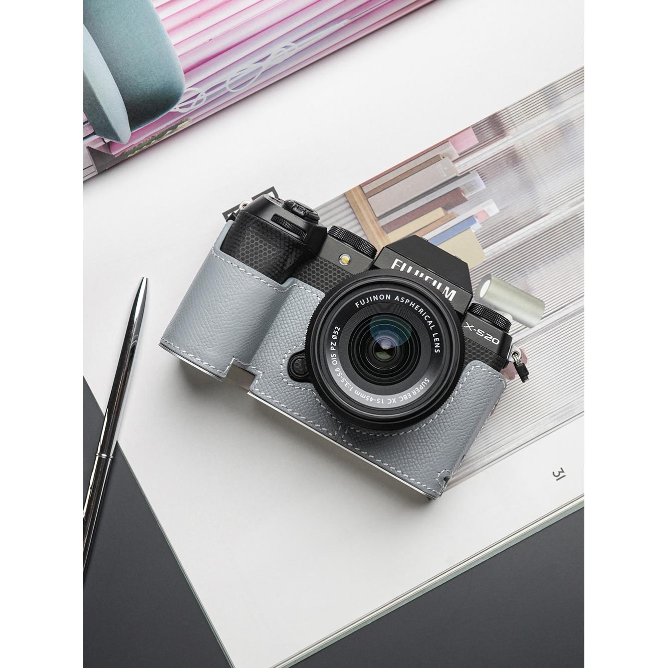 MrStone 富士xs20相机皮套适用XS20保护套xs-20手柄底座保护配件