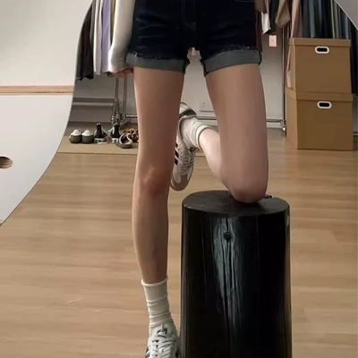 美式辣妹高腰性感超短裤热裤