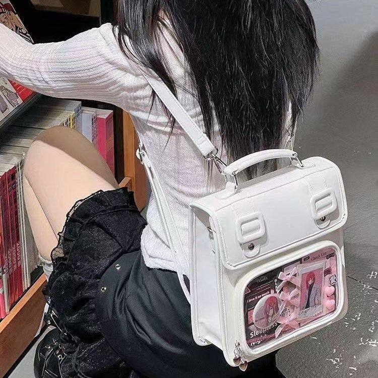 原创痛包双肩包小食量斜挎单肩包日系二次元日常社畜吧唧学生背包,箱包皮具/热销女包/男包,痛包,淘宝优惠券,粉丝福利购,淘宝优惠卷