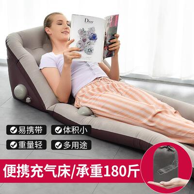 户外充气床单人家用加厚折叠床办公午睡午休沙发便携气垫床