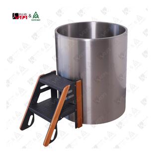 户外 桑拿房1人使用 不锈钢双层保温圆形冷水浴缸 工厂发货