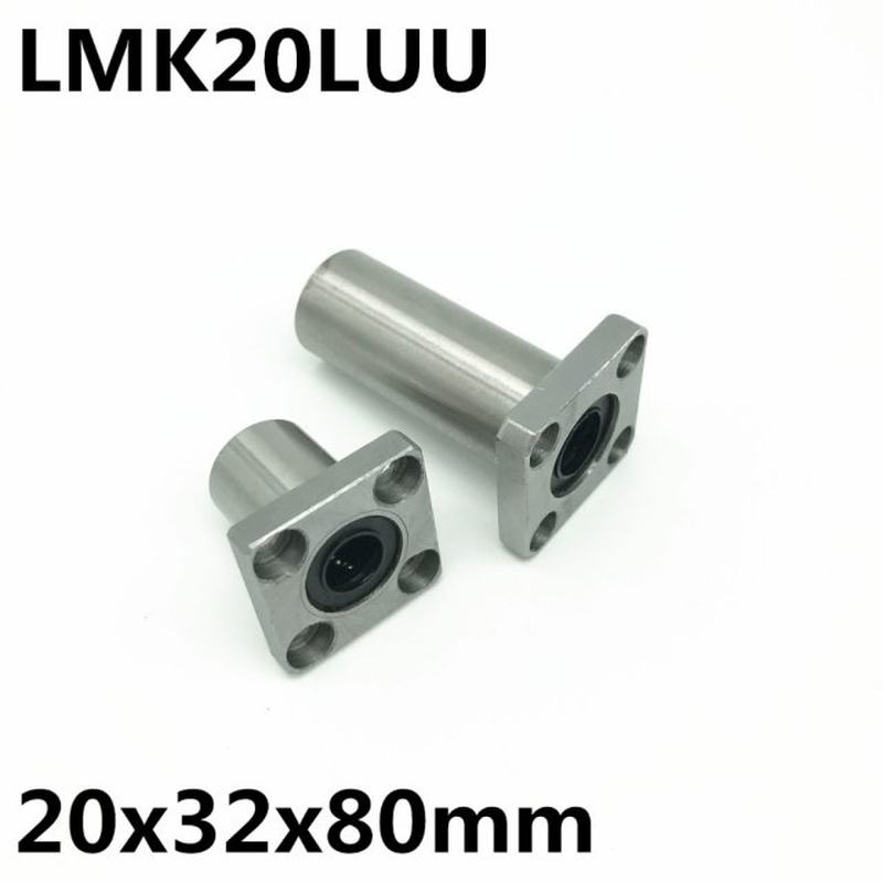 速发2pcs LMK20LUU for 20mm shaft linear bearing square flang