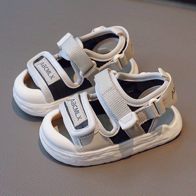 新品宝宝凉鞋夏季婴儿学步鞋软底男童鞋子J1一3岁半女童包头小童