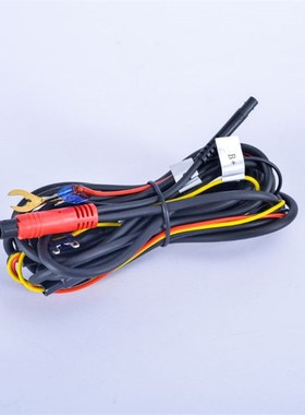 极速汽车行车记录仪线3米带3A保险丝延长线8针红色插头带XETC4P电