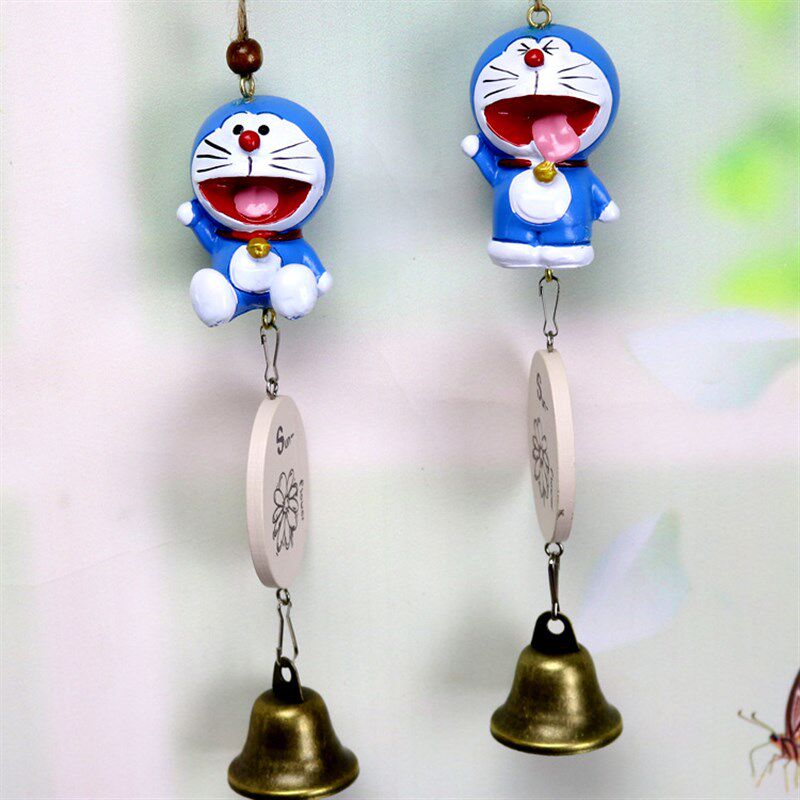 极速zakka创意树脂哆啦A梦风铃叮当猫铃铛家居S装饰挂件学生礼品