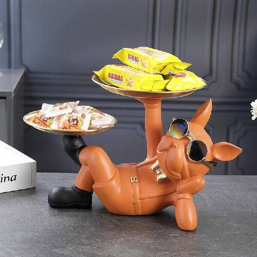 极速Bulldog Holding Double Tray Home Decor Entryway Des.k De