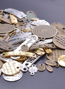 极速30pcs/Lot jVintage Metal Pentagram Charm Steampunk Charm