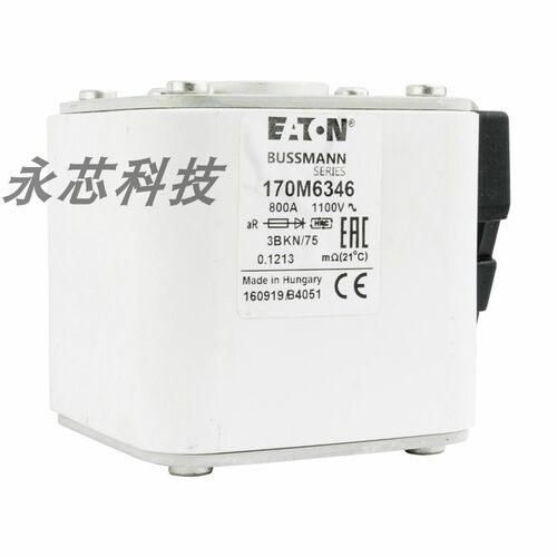 极速170M6g346 巴斯曼直流熔断器保险丝底座熔断丝陶瓷快速熔断器