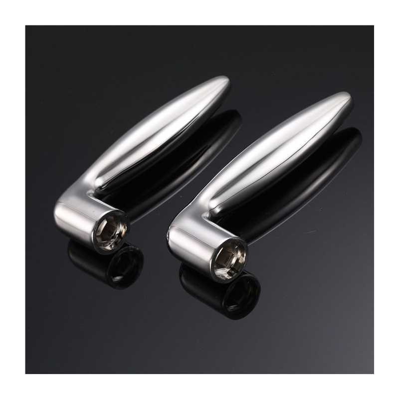 极速防盗门c把手e不锈钢加厚金属手柄替换内六角门把大门把手门锁