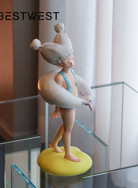 极速新海b豚王後 吕文婧艺术品摆件家居房间装饰品创意轻奢风销