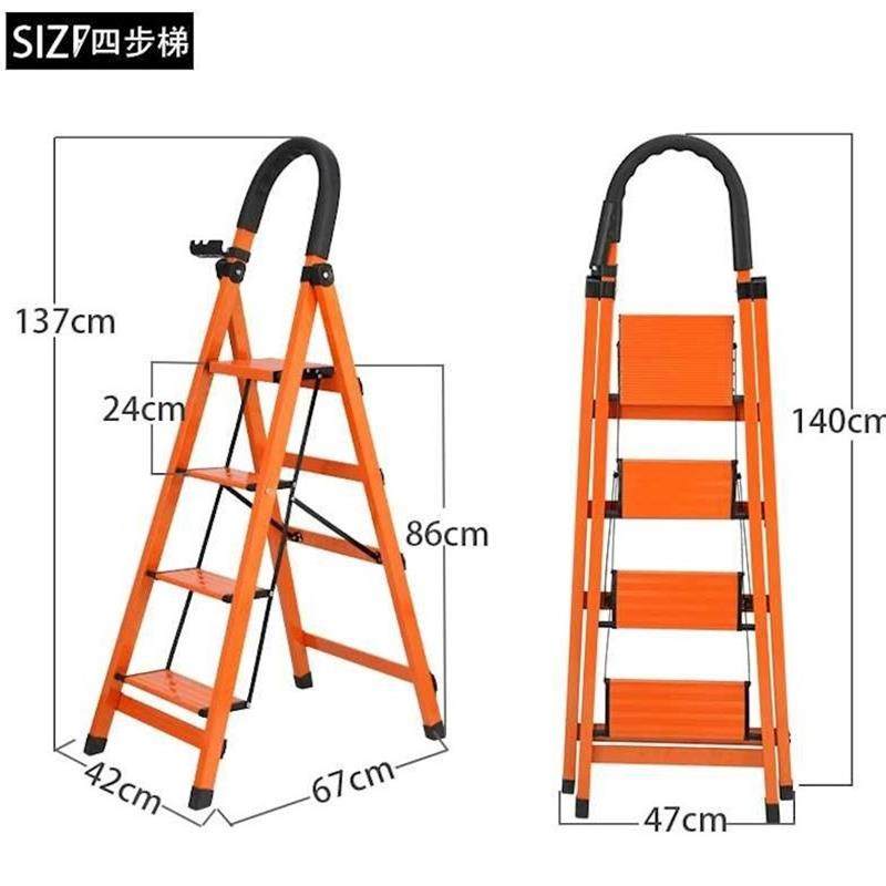 极速加厚合梯子家用折叠铝合金1.5米三角踏板室S内叉折扶梯人字梯