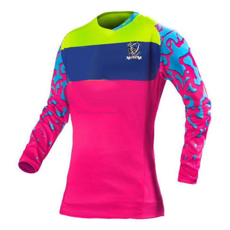极速2018 New Downhill Jersey mtb Dlong sleeve jersey women m