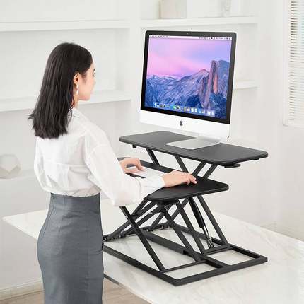极速立显示桌器台架托键盘可调站节升降J电脑式桌笔记本站立式办