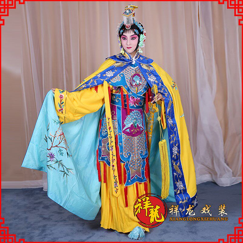 新品祥龙戏装软绉别姬披风/京剧戏曲服女演N出服霸王别姬虞姬斗篷