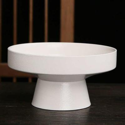 极速剑山高脚插花器皿禅意日式z花器中式花盆陶瓷花盘插花小原流