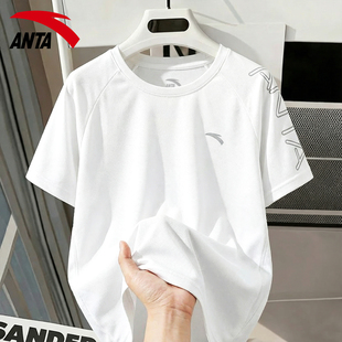 安踏保龄球服短袖女款2026春季新款排汗t恤修身显瘦运动健身上衣