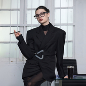 程相 挺括感金属牌西装 杨和苏 AKTK 修身 THI 吴泽林同款 外套