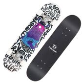 313108青少年儿童双翘公路凹板枫木滑板成人四轮滑板初学者刷街寸