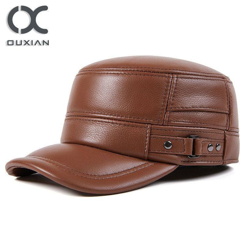 2023真皮帽子男女通用秋冬季韩版头层牛皮平顶帽鸭舌棉帽保暖鸭舌,服饰配件/皮带/帽子/围巾,帽子,淘宝优惠券,粉丝福利购,淘宝优惠卷