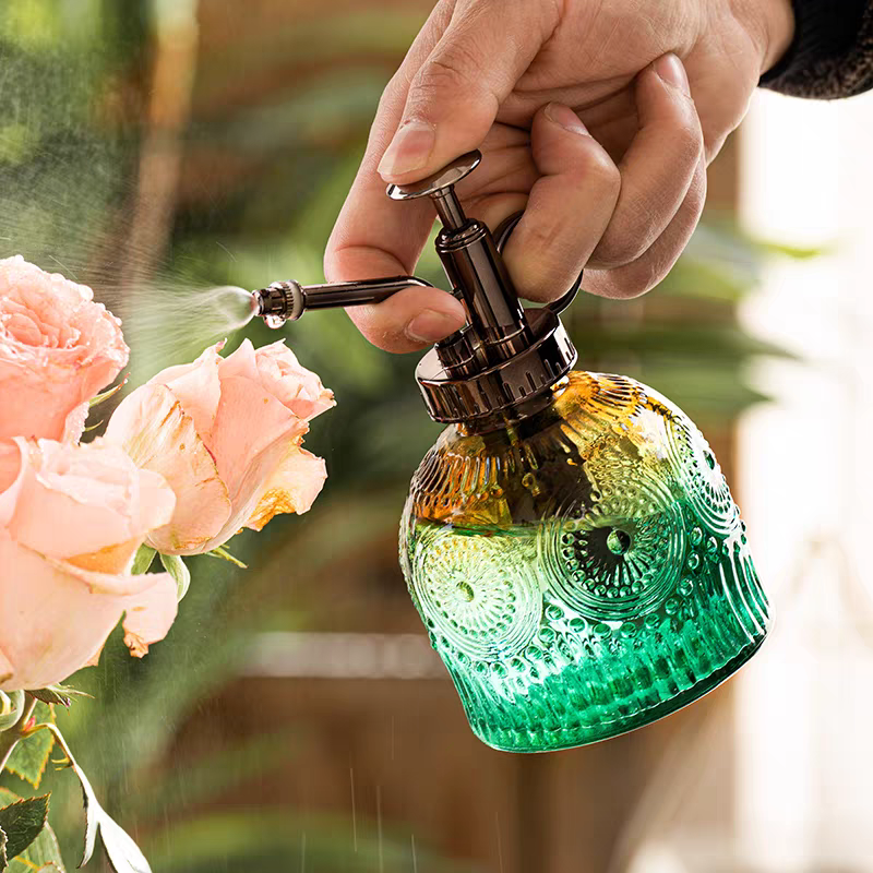 【中古气压式小喷壶】玻璃彩色家用园艺浇花清洁消毒喷壶器洒水壶,鲜花速递/花卉仿真/绿植园艺,洒水/浇水壶,淘宝优惠券,粉丝福利购,淘宝优惠卷