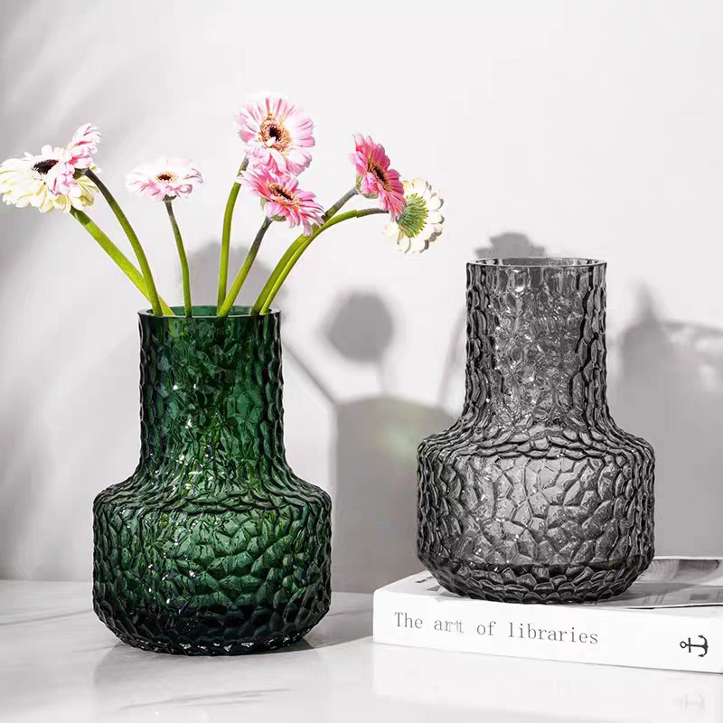 【店长推荐】水养鲜花百合花器蜂巢轻奢ins风玻璃花瓶插花摆件