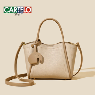 菜篮子女大容量2025新款休闲百搭时尚斜挎包软皮手提包上班通勤包