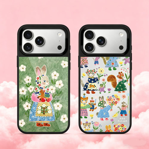 Aiko Fukawa兔兔拥抱苹果17pro手机壳适用iPhone16/15pro/14 13 12女生硬壳防摔磁吸镜面电话保护壳硬壳