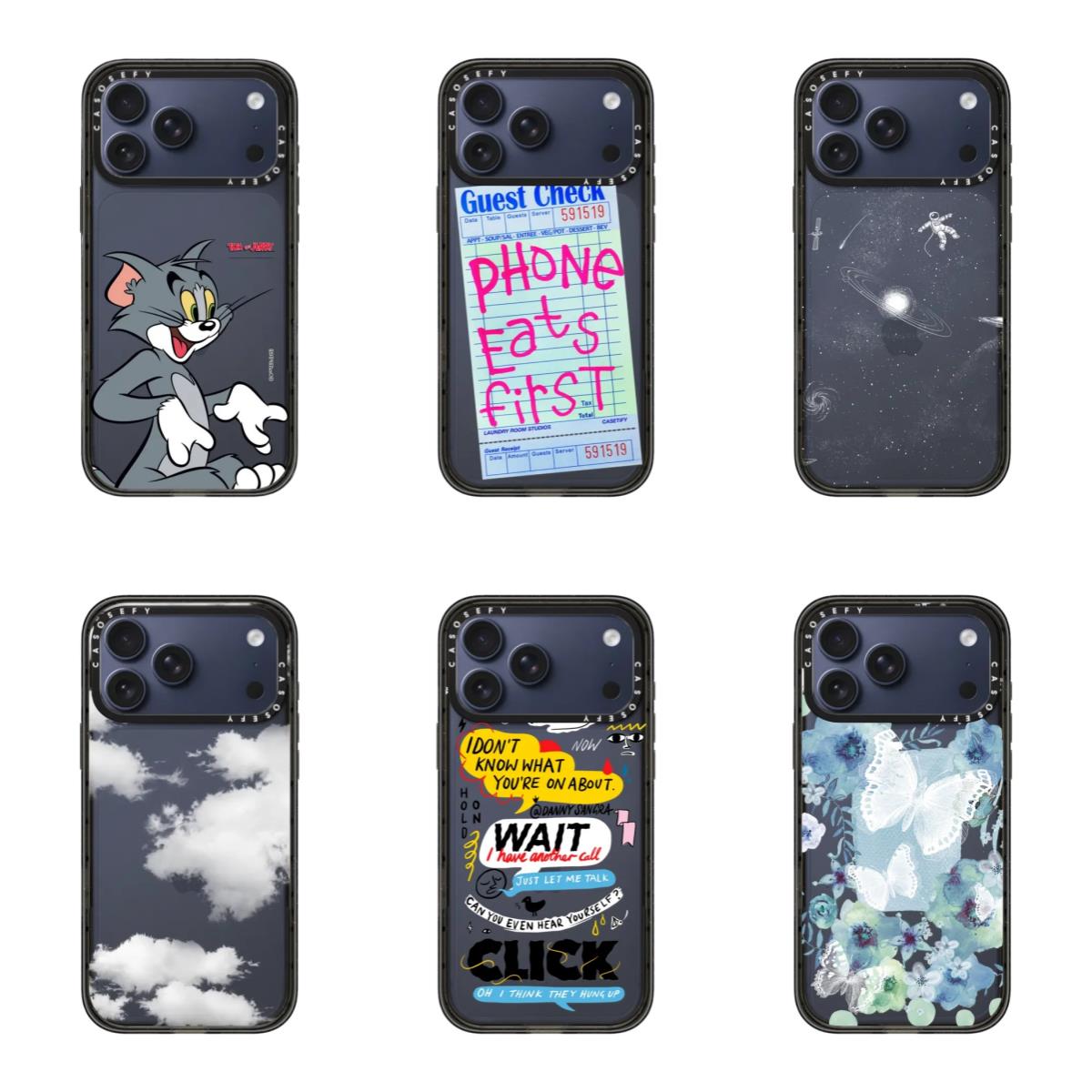 CASE新款苹果17promax深蓝色适用iPhone16pro汤姆15磁吸MagSafe保护套14plus潮牌卡通高级感简约13防摔手机壳