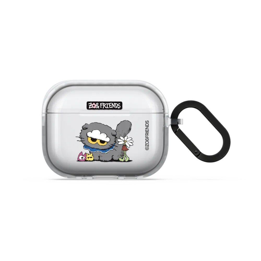 ZONFRIENDS/ZOA权志龙灰猫咪耳机壳4代AirPodsPro3代第三代保护套适用AirPodsPro二代AirPods降噪蓝牙保护套