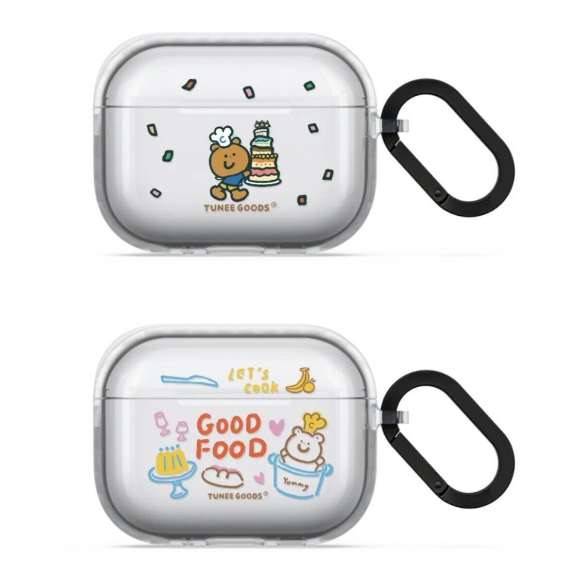 团阿熊Tunee Goods糕点师耳机壳4代AirPodsPro3代第三代保护套适用AirPodsPro二代AirPods降噪蓝牙卡通保护套