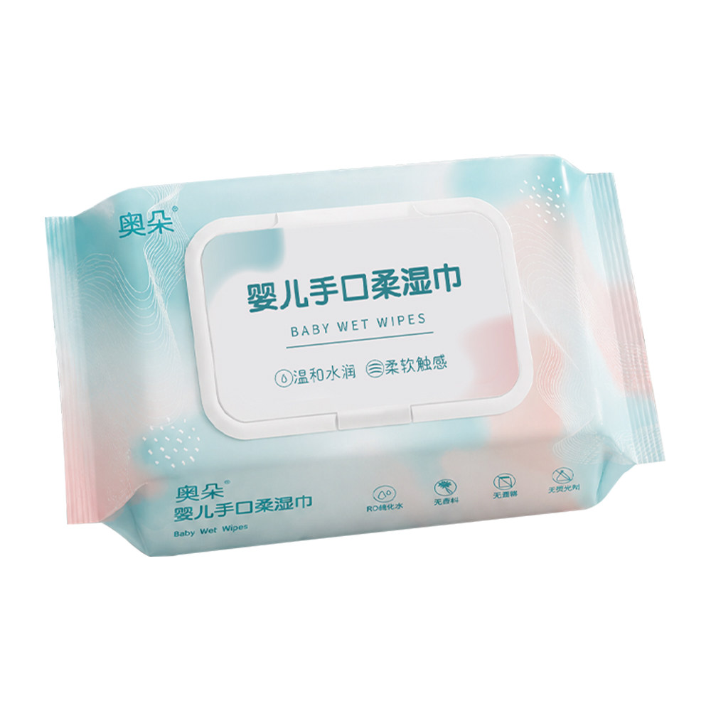 【婴儿湿巾纸】全新料便携带盖宝宝湿纸巾儿童手口专用批发家用