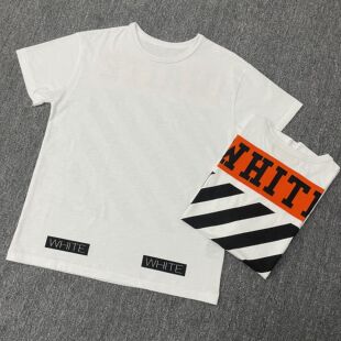 现货秒发！城子原创自主植绒条纹短袖 鹿晗同款 全衣定制高街风格