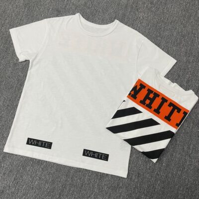 现货秒发！城子原创自主植绒条纹短袖 鹿晗同款 全衣定制高街风格