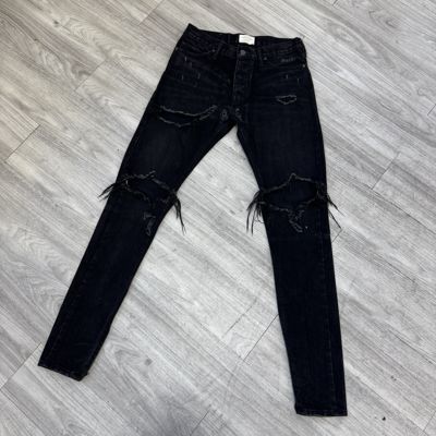 现货秒发！城子自主4th限定黑牛 赤耳面料 高街神级之一