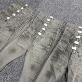 城子自主品牌 秒发 原创设计4thUnion限定铁青牛仔裤 夯货单品