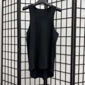 高街穿搭风格 前方后圆 飘逸舒适 城子原创自主4th黑色打底