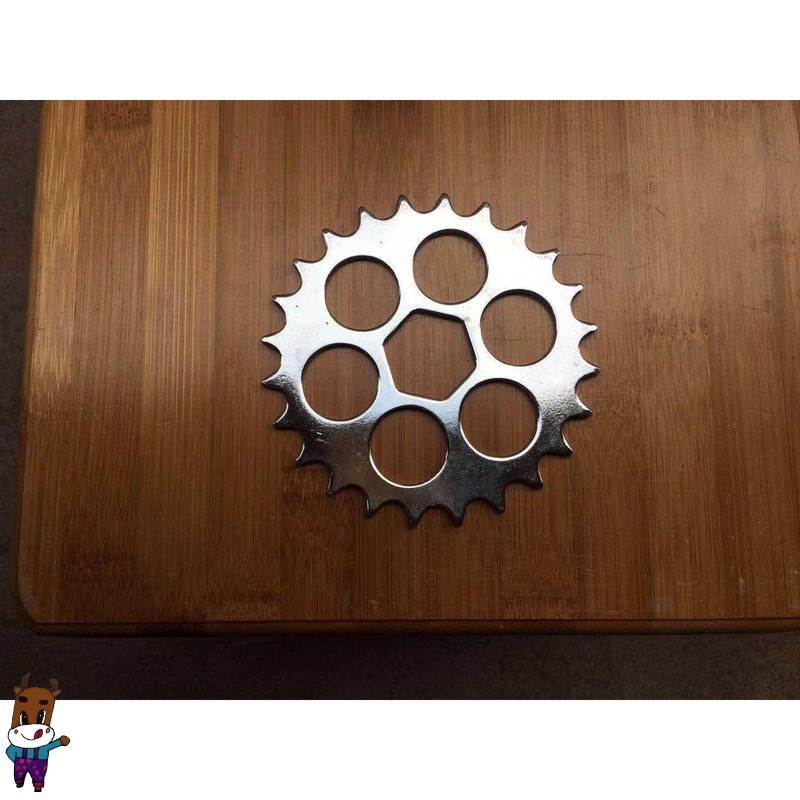 速发自行车圆孔6齿/48齿牙盘片24链条盘44单片 2无曲柄 28车大