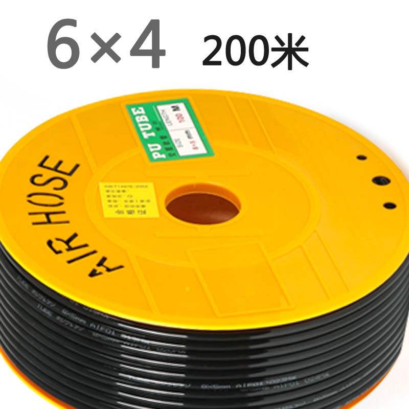 极速新款pu气管空压机管10*6.5mmB12/8/6/4压缩空气高压管配件气