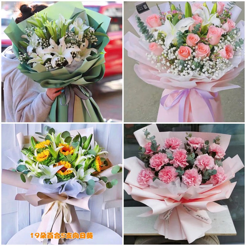 速发南平浦城光泽县松溪顺昌县同城送母亲节玫瑰康乃馨花束送长辈