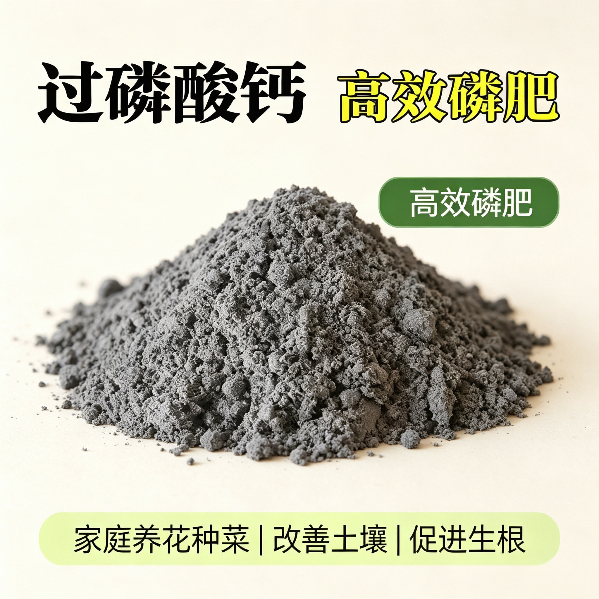 过磷酸钙磷肥生根壮根调节土壤用
