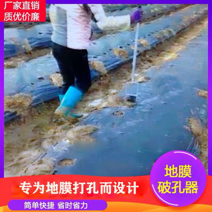 极速【智创】地膜打孔器打洞神器破膜种植开孔戳膜大W棚扎眼打眼