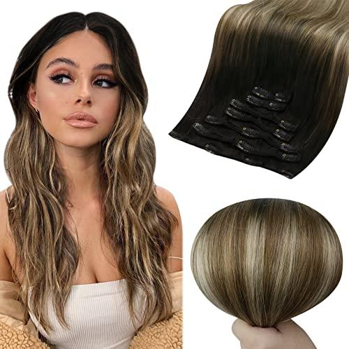 极速Full Shine Blanck Clip in Hair Extensions Balayage Clip
