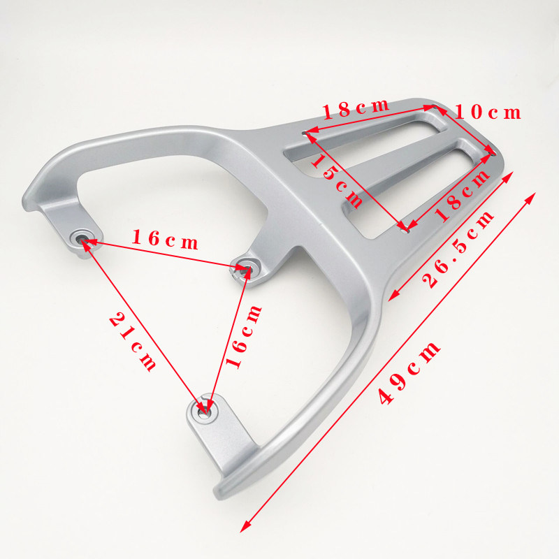 极速爱玛电动车壹号A13t0改装后尾箱铝合金支架货架加长后衣架外