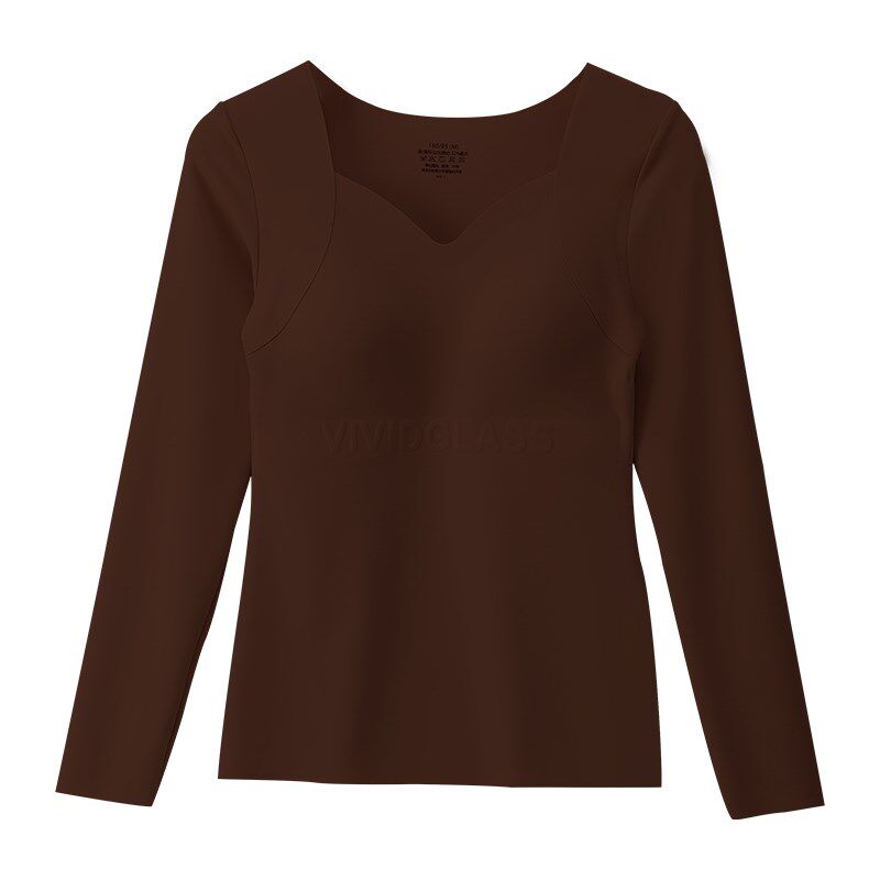 极速保暖内衣g女带胸垫免穿文胸无痕肌底衣新款内搭7A抑菌秋冬打