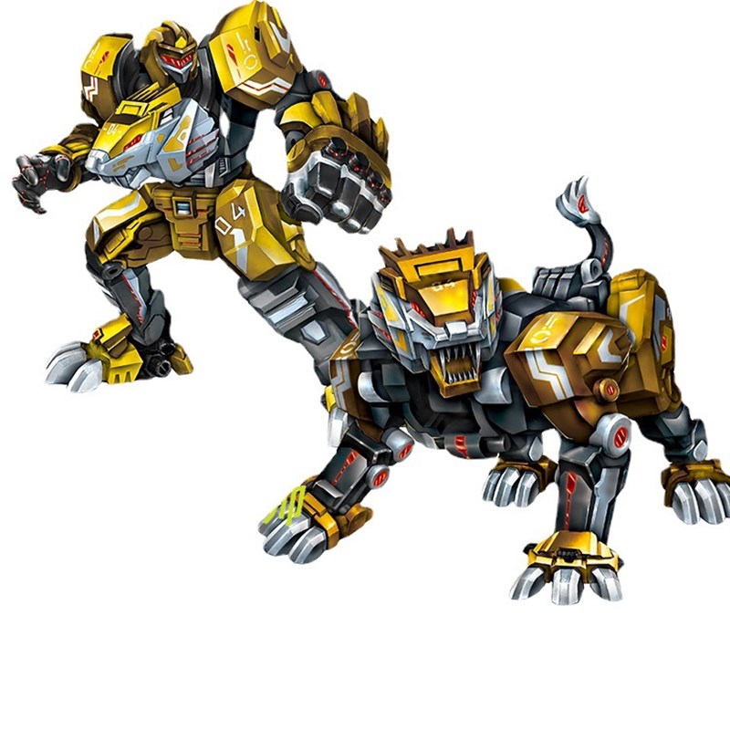 极速超合金钢f甲兽神兽合体金刚拼装变形战斗机器人模型男孩儿童