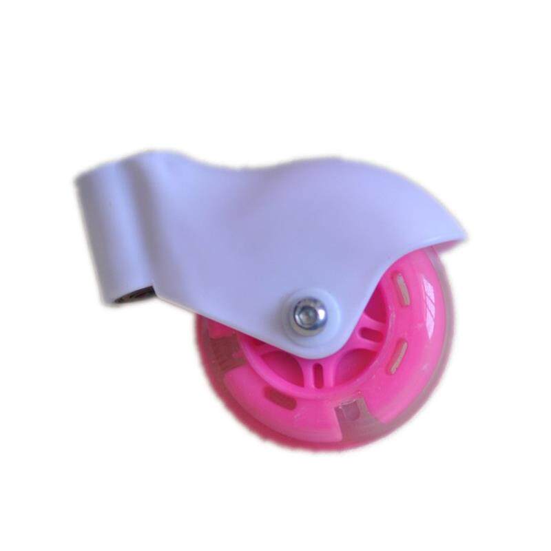 极速儿童滑板车轮f子配s件後轮小孩蛙式滑滑车双脚支撑架万向轮瓦