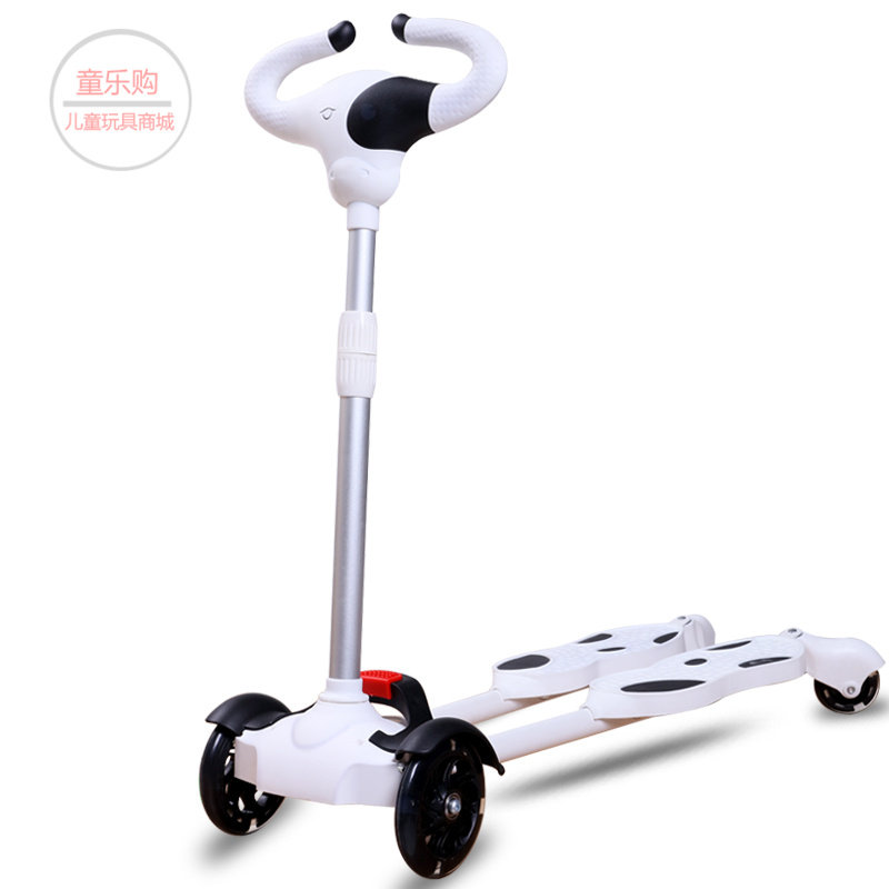 极速儿童滑板g车扭扭车4岁以上四轮蛙式双脚分开剪刀车宝宝初学者