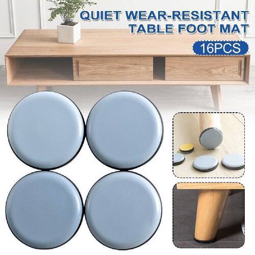 极速16Pcs Furniture Legs Pads Sliders Self-AdhesiVve Moving