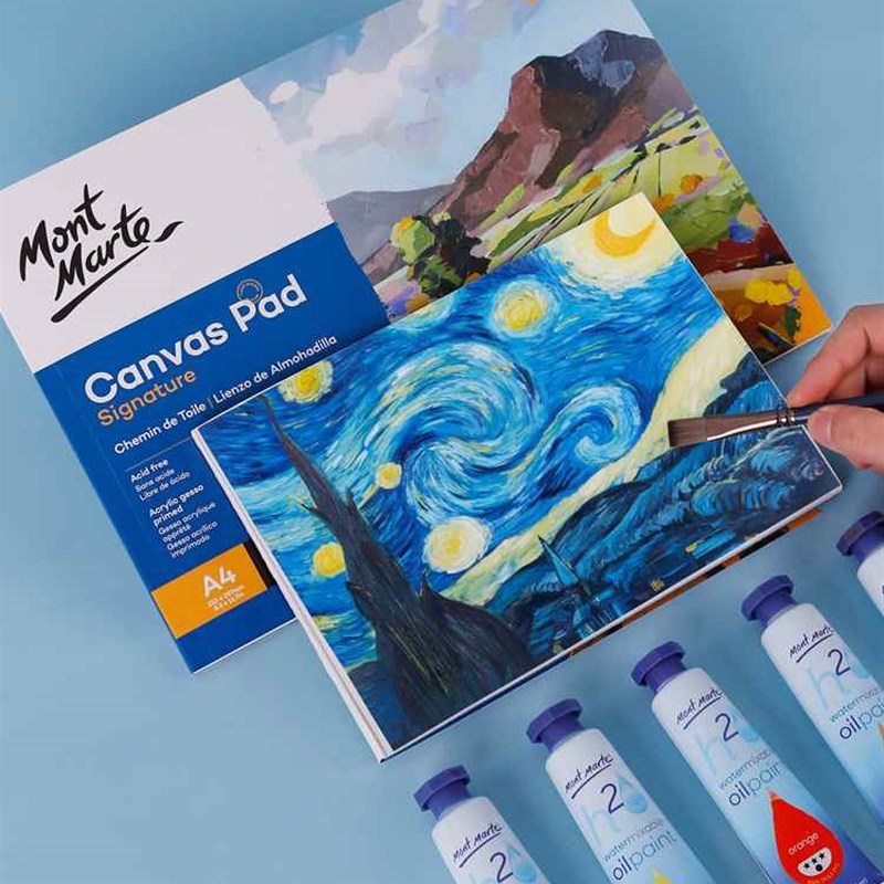 极速oil Painting book painting canvas painting paTper A4 art